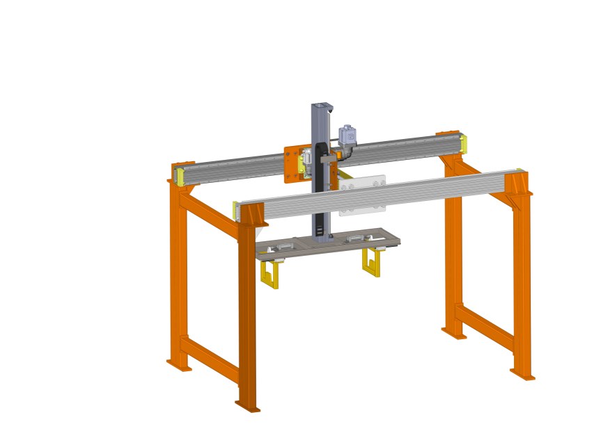 Aluminum-Beam Gantry Truss